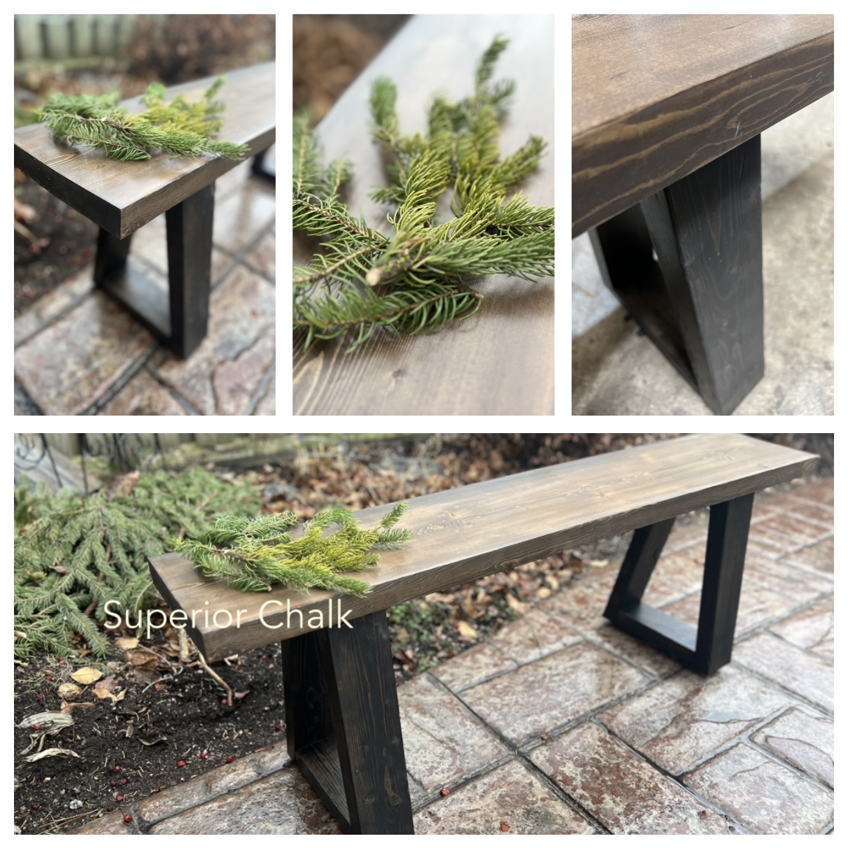 Rustic Entryway Bench Ana White